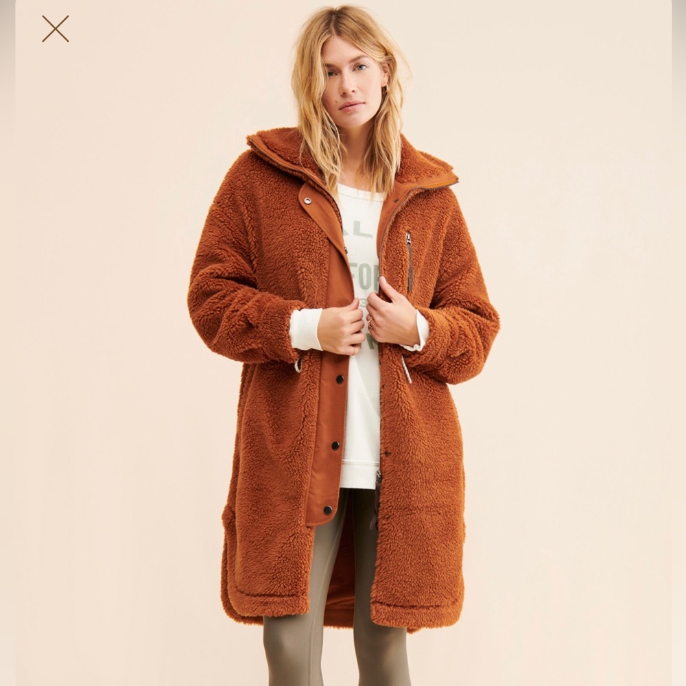 Varley Sherpa Jones Coat